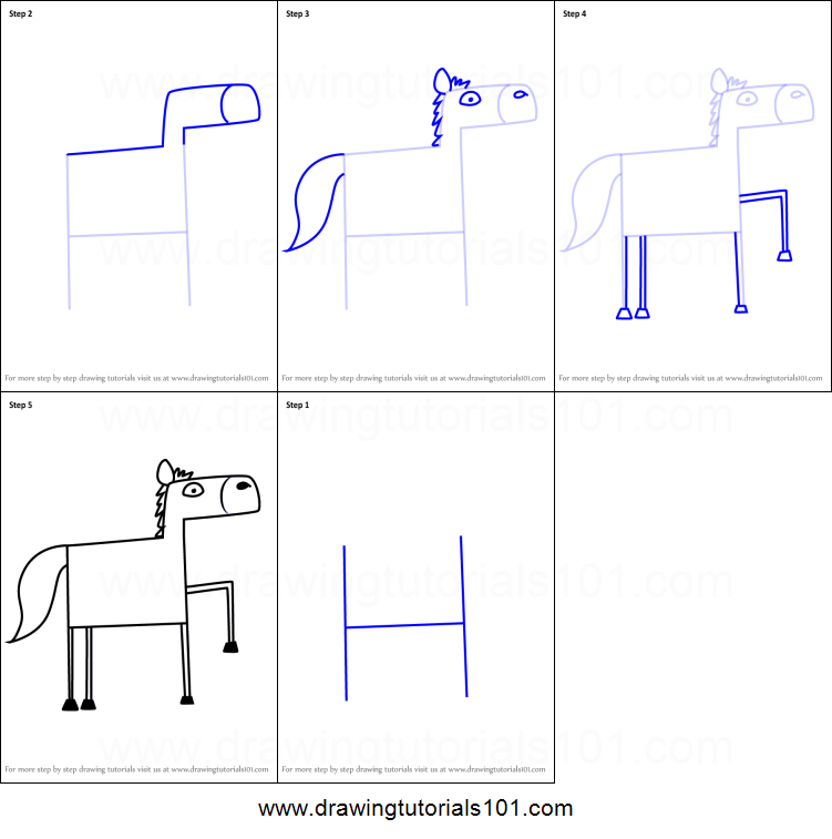 751x757 How To Draw A Horse From Letter H Printable Step - Letter H Drawing