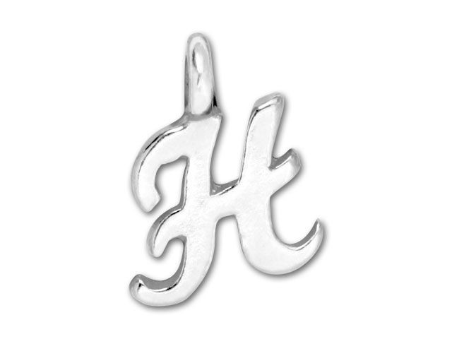 640x480 Jbb Sterling Silver Charms - Letter H Drawing
