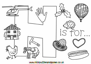 318x224 Letter H - Letter H Drawing