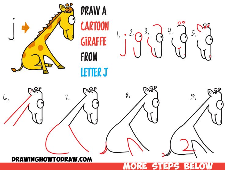 Drawing Skill Letter Animals Drawing