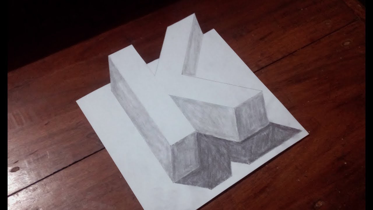 1280x720 Drawing Letter K - Letter K Drawing