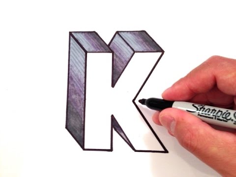 480x360 How To Draw The Letter K - Letter K Drawing
