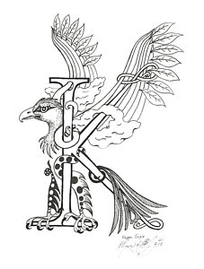 227x300 Letter K Drawings Fine Art America - Letter K Drawing