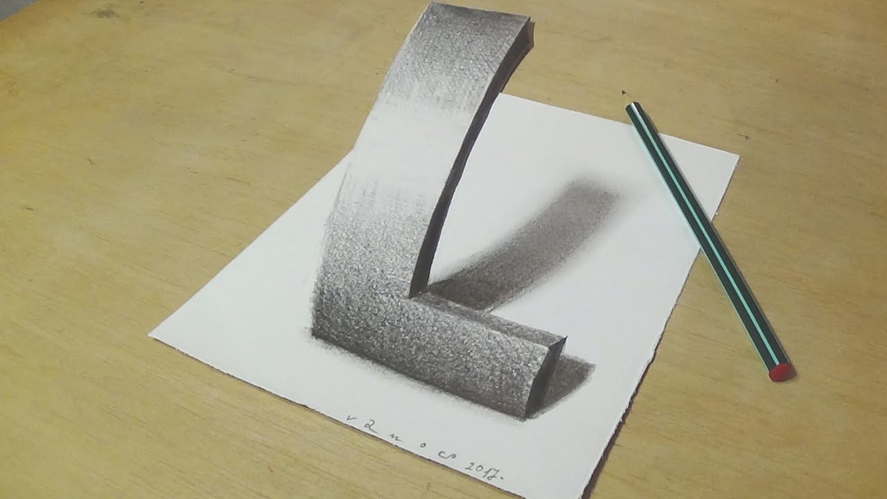 1280x720 How To Draw Letter L - Letter L Drawing