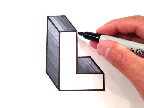 480x360 How To Draw The Letter L - Letter L Drawing