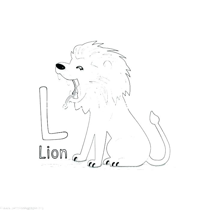 700x700 Letter L Coloring - Letter L Drawing