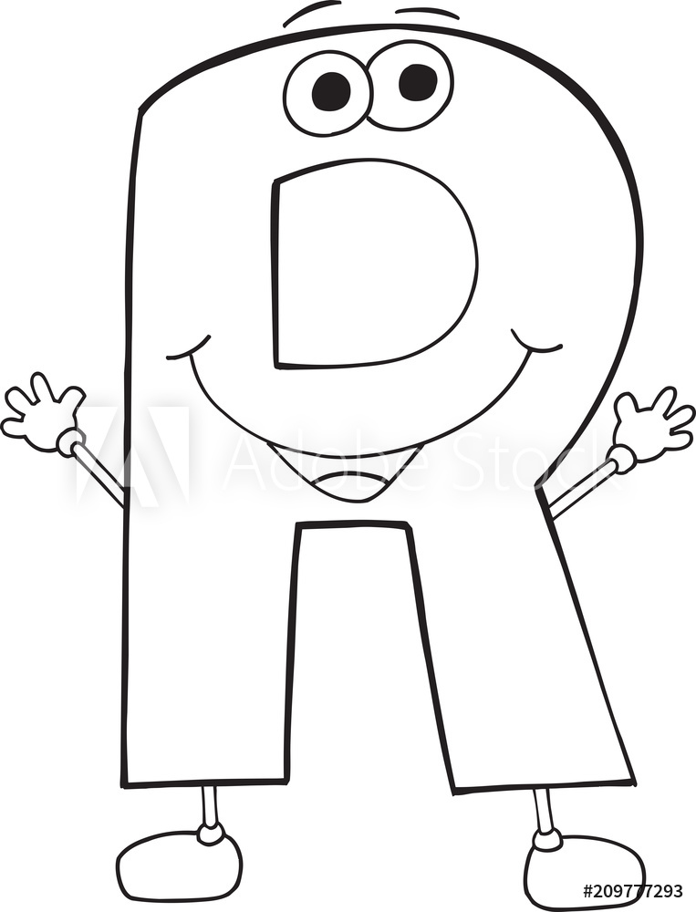 763x1000 printed kitchen splashbacks cute happy letter r vector - Letter R Drawing