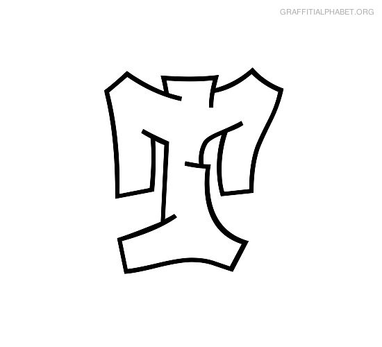 550x500 graffiti letters t image group - Letter T Drawing