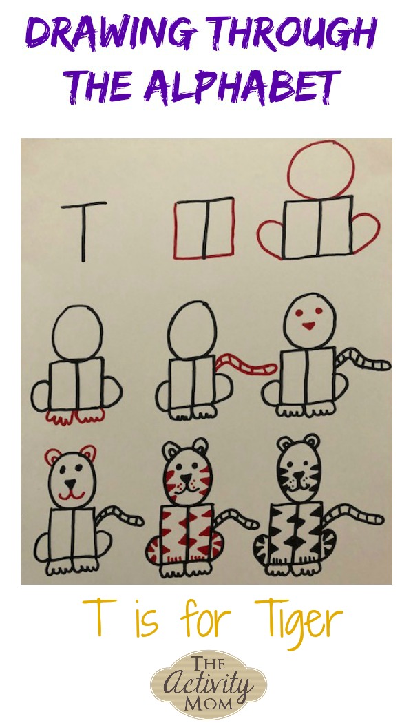 600x1050 The Activity Mom - Letter T Drawing