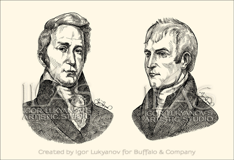 800x550 Lewis And Clark Portraits - Lewis And Clark Drawings
