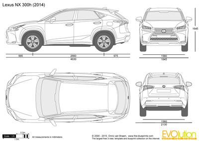 400x283 Lexus Nx Vector Drawing - Lexus Drawing