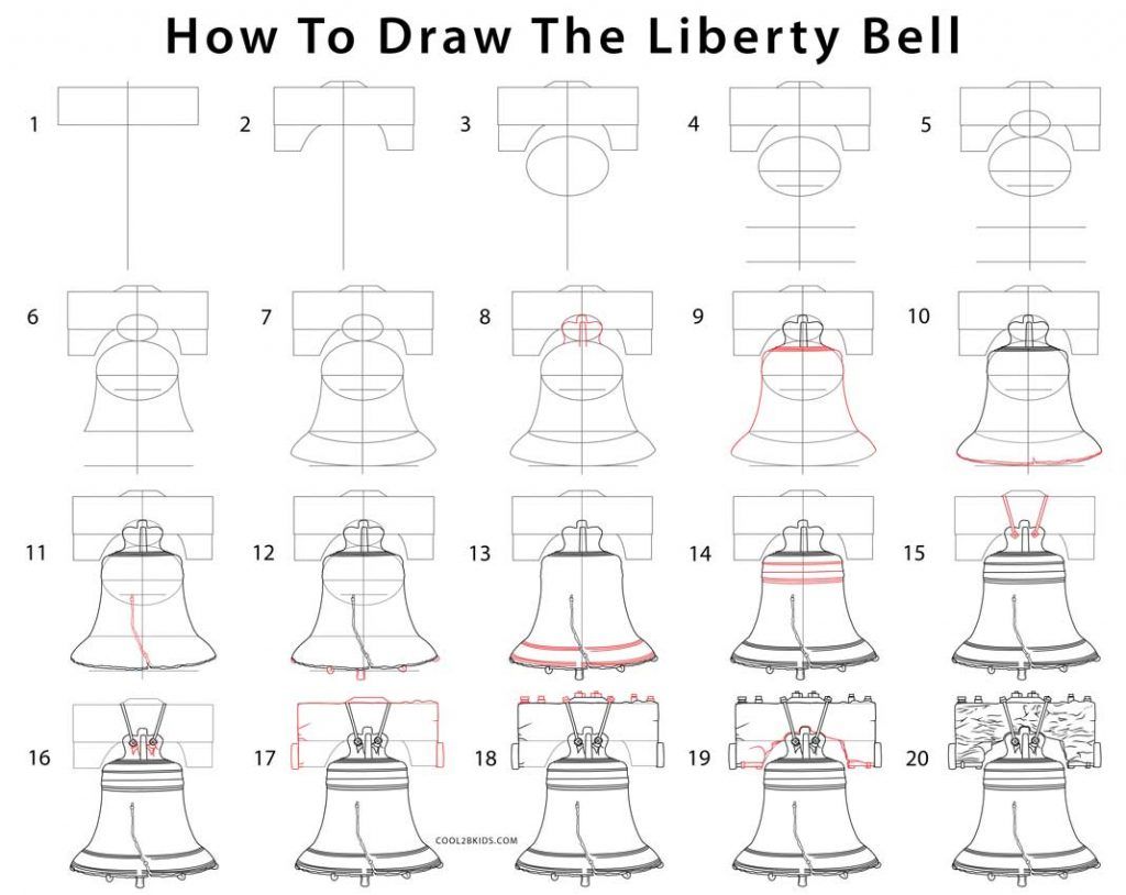 Liberty Bell Drawing at PaintingValley.com | Explore collection of