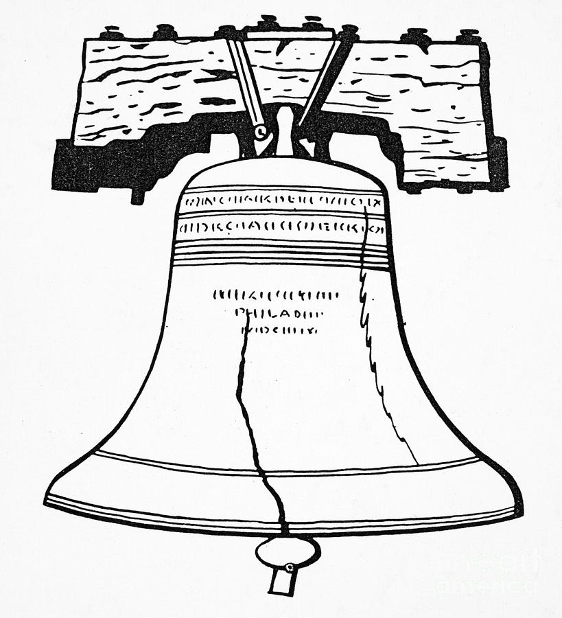 819x900 Philadelphia Liberty Bell For Licensing Requests Visit - Liberty Bell Drawing