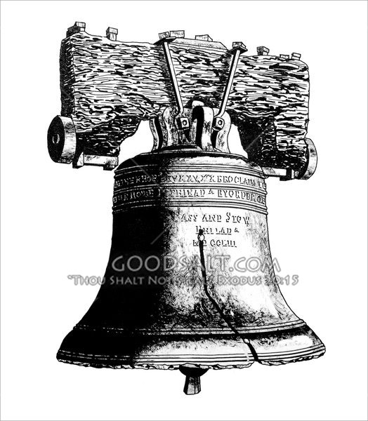 524x600 The Liberty Bell - Liberty Bell Drawing