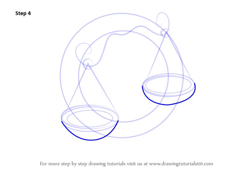 848x601 Learn How To Draw A Libra Zodiac Sign - Libra Drawings