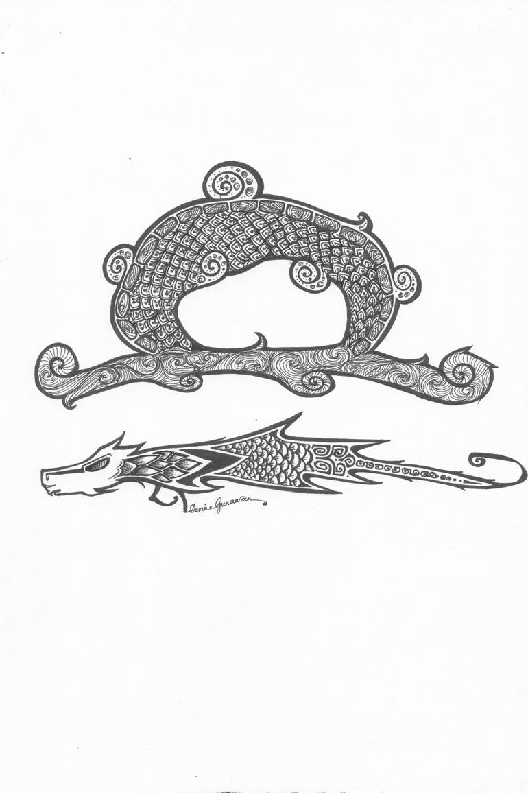 770x1156 Libra The Diplomat Drawing - Libra Drawings