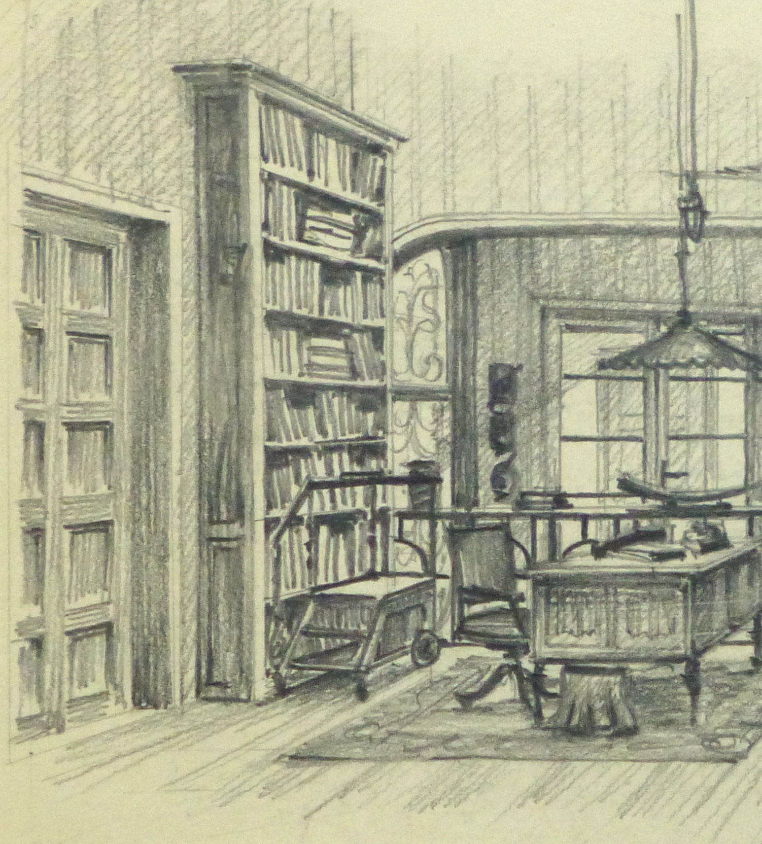 Library Drawing At PaintingValley.com | Explore Collection Of Library ...