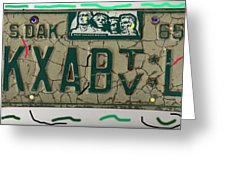 226x170 Kxab Tv License Plate Aberdeen South Dakota Drawing - License Plate Drawing