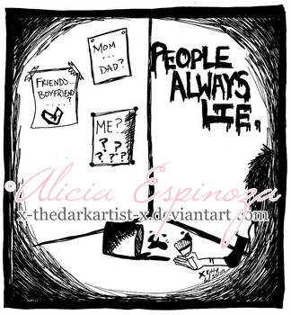 324x350 people always lie drawing - Lie Drawing