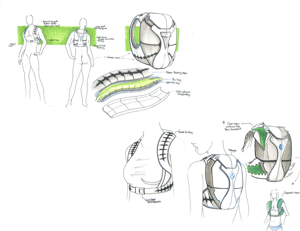 1000x771 Life Jacket Design Comp Simpleworks - Life Jacket Drawing