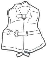 194x240 Types Of Life Preservers - Life Jacket Drawing
