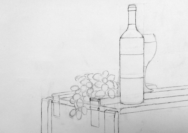 650x459 Learn How To Draw Anything With This Still Life Exercise - Life Line Drawing