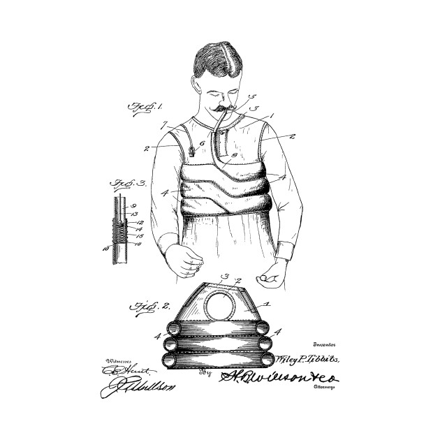 630x630 Life Preserver And Swimming Apparatus Vintage Patent Hand Drawing - Life Preserver Drawing