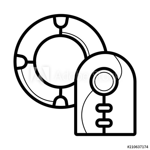 500x500 Life Ring Icon Vector - Life Ring Drawing