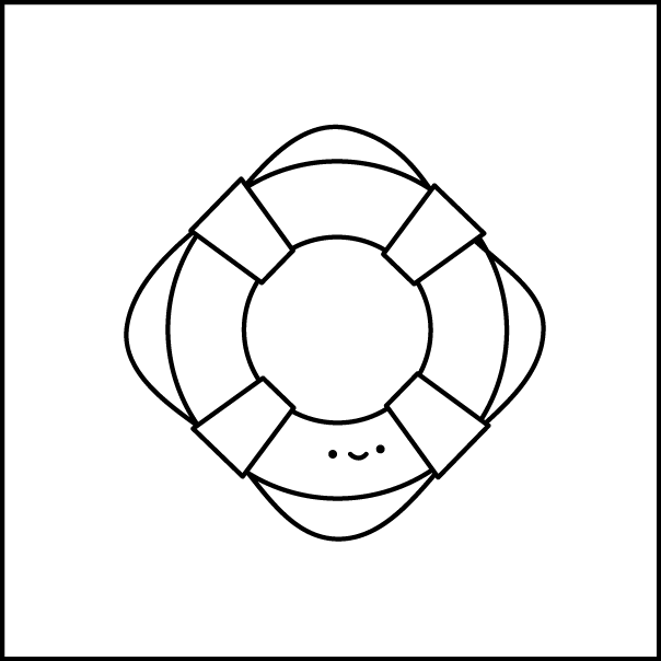 604x604 Wild Olive Pattern Hexagon Tinies Life Ring Embroidery - Life Ring Drawing