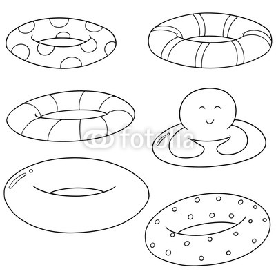 400x400 Vector Set Of Life Ring Buy Photos Ap Images Detailview - Life Ring Drawing