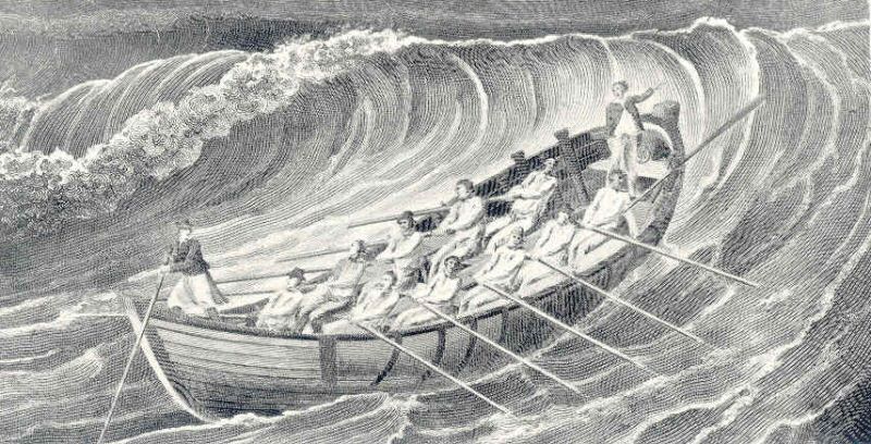 800x408 newhaven's past lifeboats - Lifeboat Drawing