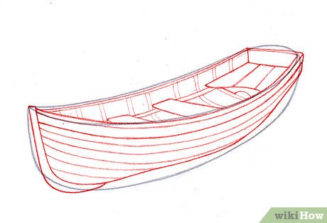 460x314 ways to draw a boat - Lifeboat Drawing