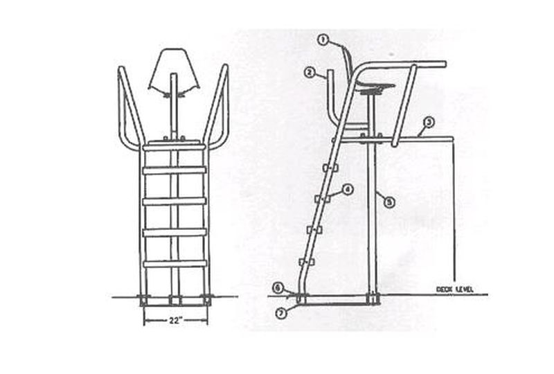 800x540 Parts For Sr Smith Ultra Modern Swimming Pool Lifeguard Stands - Lifeguard Stand Drawing