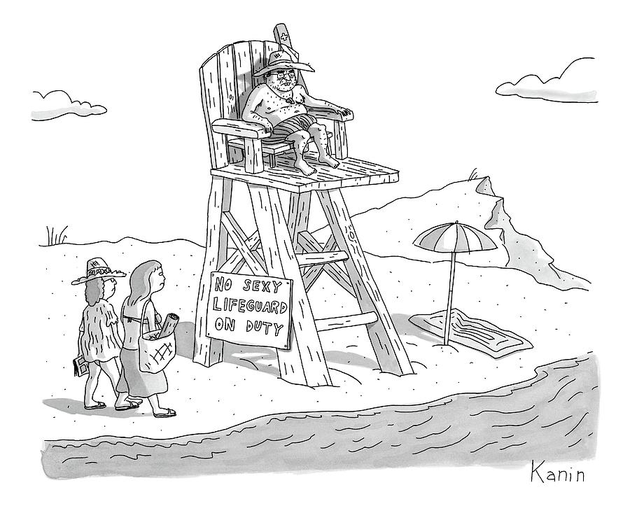 900x723 Two Women Walk Up To A Lifeguard Stand Drawing - Lifeguard Stand Drawing