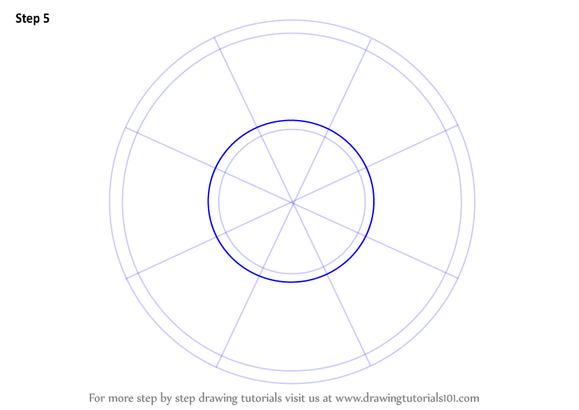 844x598 learn how to draw a lifesaver wheel - Lifesaver Drawing
