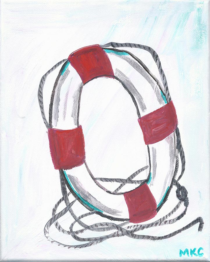 722x900 lifesaver greeting card - Lifesaver Drawing