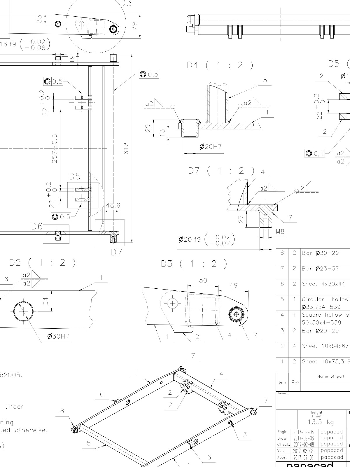 1200x1600 diy scissor lift table - Lift Drawing