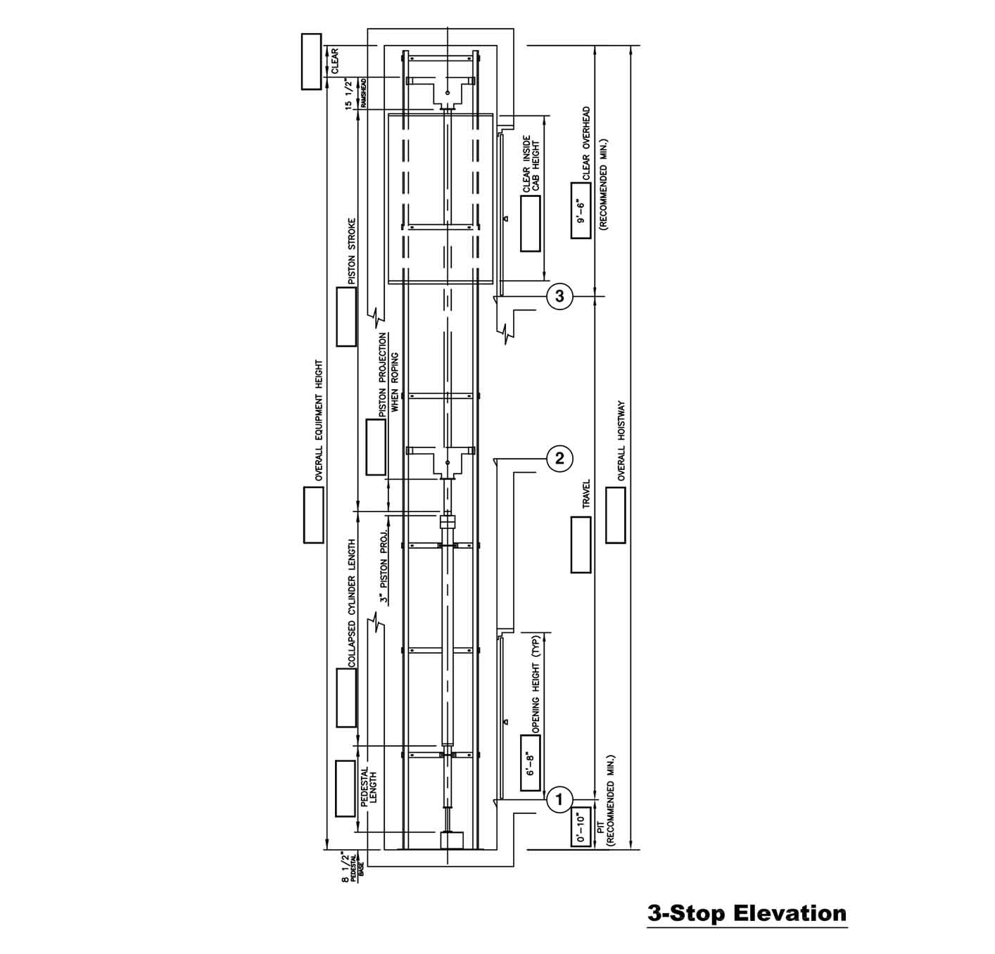 1414x1356 hydraulic drawings custom elevator - Lift Drawing