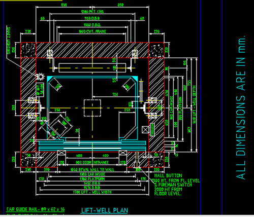 500x428 lift drawings - Lift Drawing