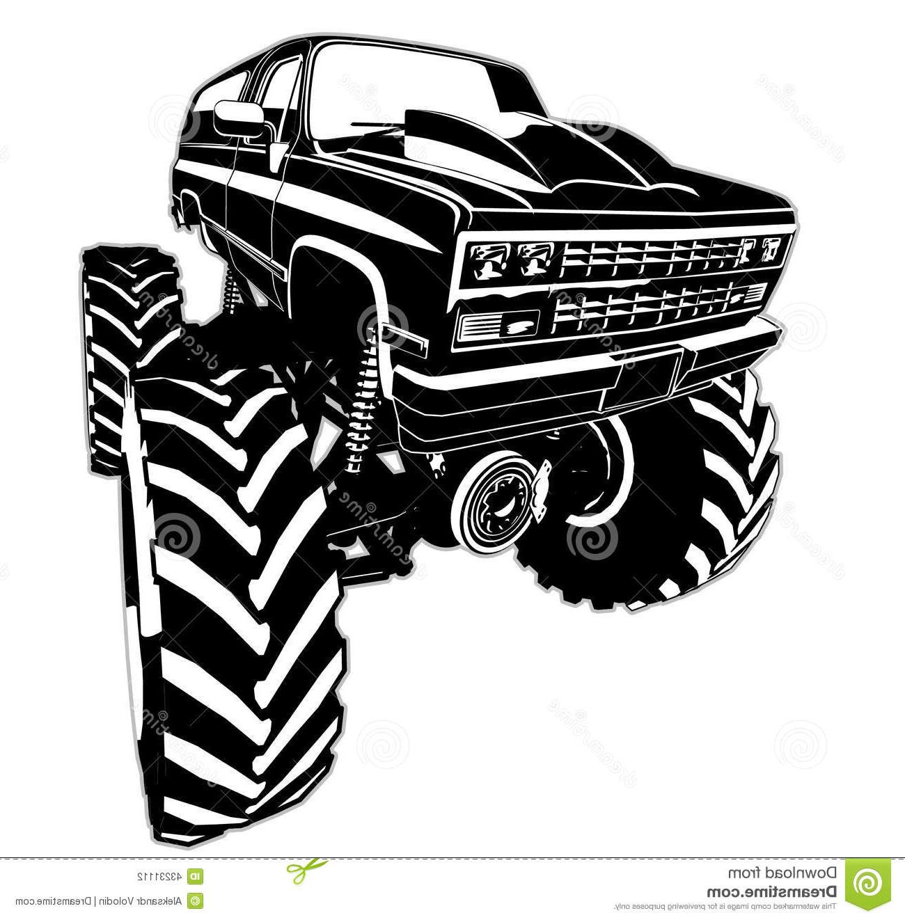 1300x1322 best lifted truck drawings vector photos free vector art, images - Lifted Truck Drawings