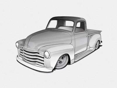 400x300 gallery for gt pencil drawings of lifted trucks drawings art - Lifted Truck Drawings
