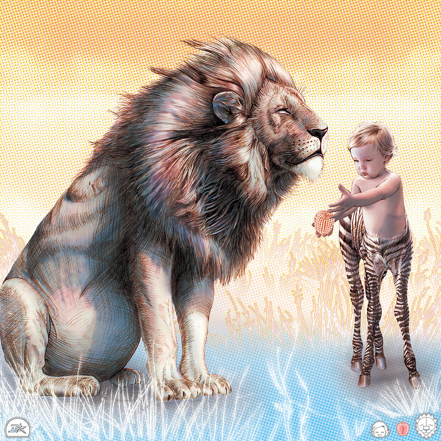 900x900 liger the gift drawing - Liger Drawing