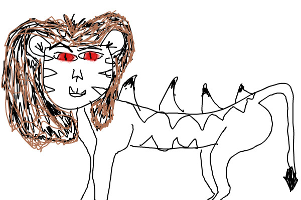 600x400 liger a cartoons speedpaint drawing - Liger Drawing