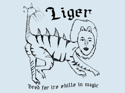 Liger Drawing at PaintingValley.com | Explore collection of Liger Drawing