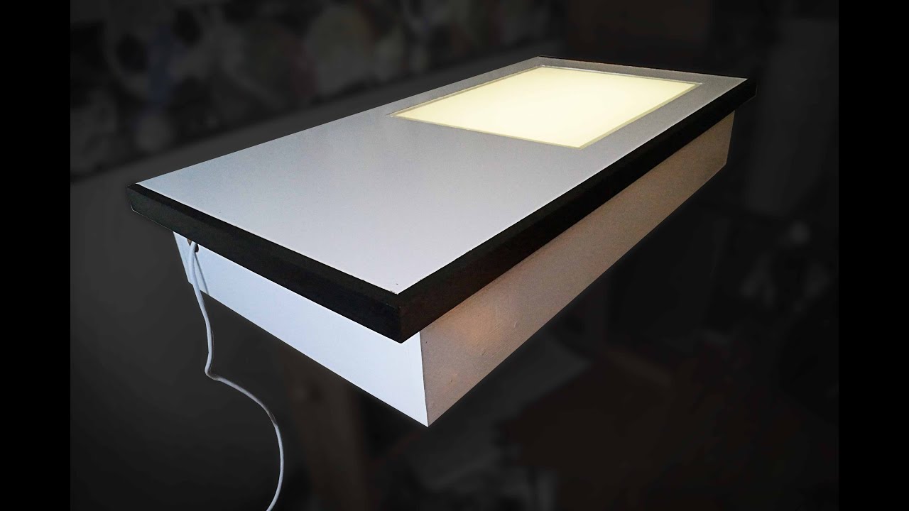 1280x720 How To Make A Light Table For Drawing - Light Box Drawing