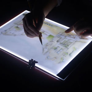 300x300 Uk Dc Led Light Box Tracing Board Art Craft Drawing Pad - Light Box Drawing