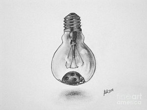 300x225 Ladybulb Drawing - Light Bulb Drawing