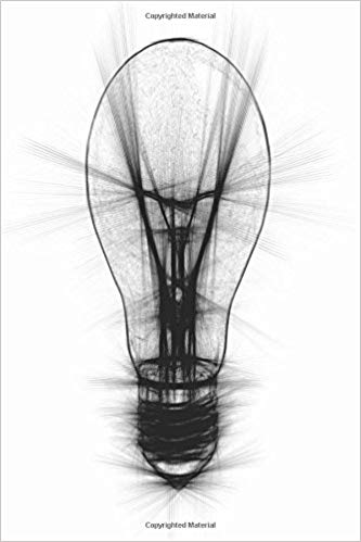 333x499 notebook light bulb drawing sketch lined journal notebook - Light Bulb Drawing