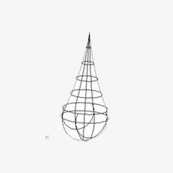600x600 droplets bulb, line drawing, light bulb, hollow png image - Light Bulb Line Drawing