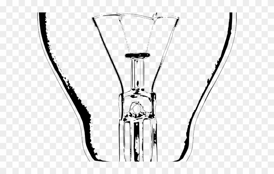 880x560 Lamps Clipart Line Drawing - Light Bulb Line Drawing